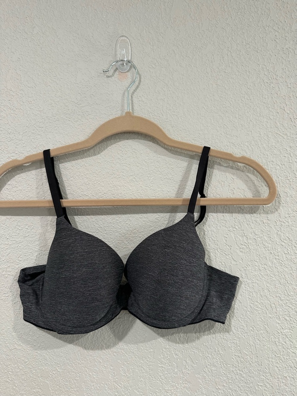 aerie Dark Heather Gray Sunnie Pushup Bra